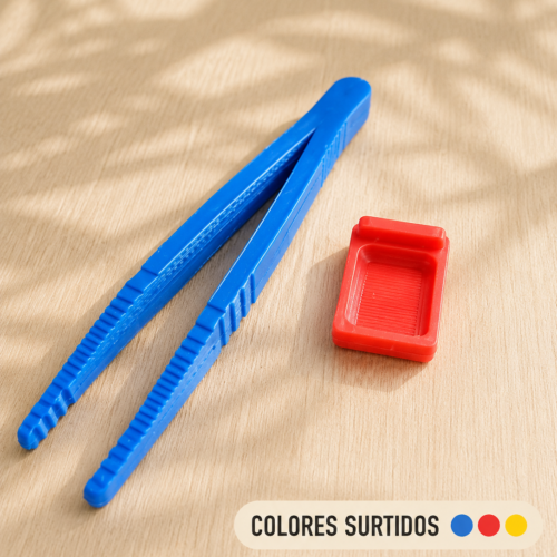 Pinzas + Comedero